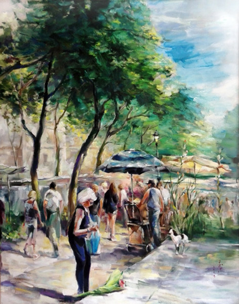 A painting by Chinese painter Yang Yulong. (Photo provided to chinadaily.com.cn)