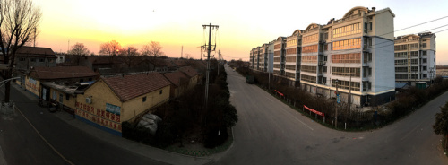 Apartment blocks built in 2015 for locals returning from working overseas. (Wang Jing/China Daily)