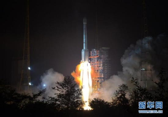 China launches the communication satellite 
