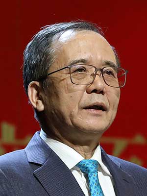 Lin Jianhua, president of Peking University.(Photo/China Daily)