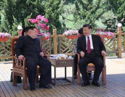 Xi, Kim meet over peninsula issue