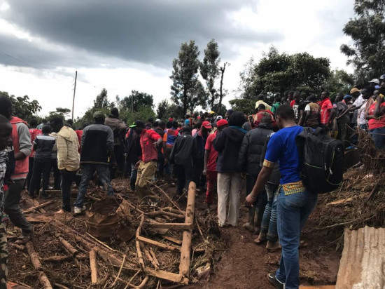 Local police are still on the ground. / CGTN Photo