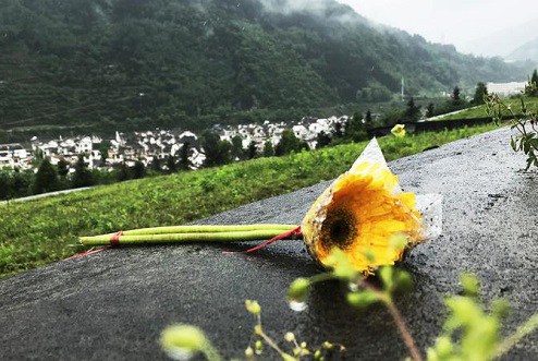 In the arms of an angel