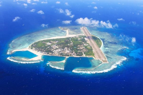 File Photo of Yongxing Island, home to the government of Sansha, China's southernmost city. (Photo/Xinhua)