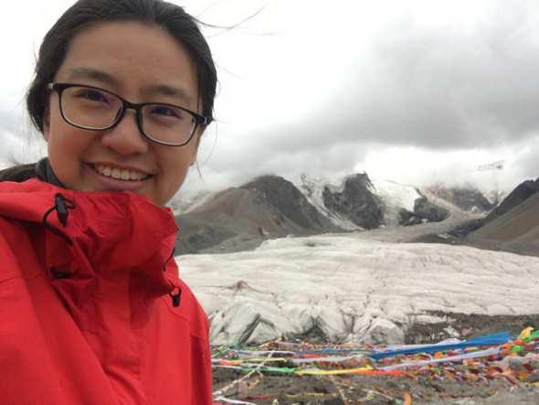 Yin Hang, 34-year-old animal protector.(Photo provided to China Daily)  