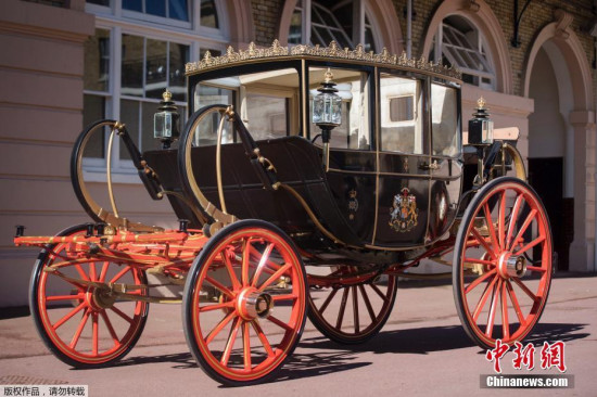The carriage will be pulled by six royal horses.  (Photo/Agencies)