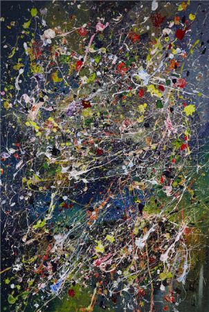 Depicting the planet's natural beauty is at the heart of Zhou's creation of oil works. (Photo provided to China Daily)