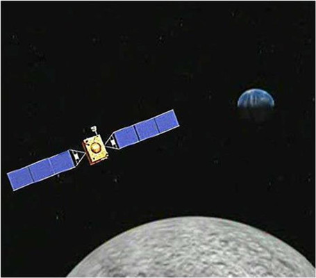 An artist's illustration of China's Queqiao relay satellite, which will relay data between controllers on Earth and China's Chang'e 4 lander-rover pair on the moon's far side. (Photo/China National Space Administration) An artist's illustration of China's Queqiao relay satellite, which will relay data between controllers on Earth and China's Chang'e 4 lander-rover pair on the moon's far side. (Photo/China National Space Administration)