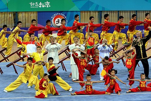 The Wushu performance during the 2008 Beijing Olympic Games