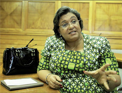 Hanna Tetteh, Ghana's minister for trade and industry. Photos by Feng Yongbin / China Daily 
