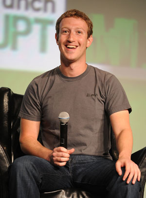 Mark Zuckerberg, Facebook founder and chief executive officer, speaks during the TechCrunch Conference at SF Design Center on Sept 11 in San Francisco. Facebook's Instagram unveiled new terms on Dec 17 that it said would give advertisers more flexibility in using photos. 