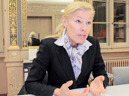 Above: Esther Nageli, a lawyer based in Zurich. Below: Rudolf Minsch, an economist at the Swiss Business Federation. Xie Songxin / China Daily