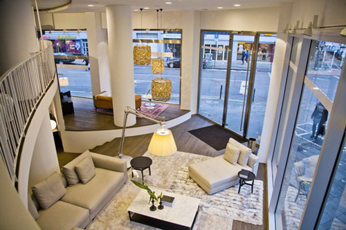 China Camerich Furniture Co's store in Cologne, Germany. Launched at the end of last year, it is the Beijing-based furniture company's 43rd overseas outlet. [Photo / China Daily] 