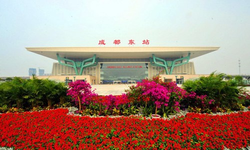Chengdu East Railway Station. [Photo / China Daily] 
