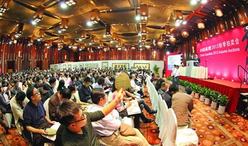 As the spring auction season looms, China Guardian says it will be looking for an increase of 10 percent on its autumn sales. [Photo/China Daily]