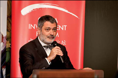Davide Cucino says revenue is not the only factor propelling Chinese firms to Europe. [Photo/China Daily]