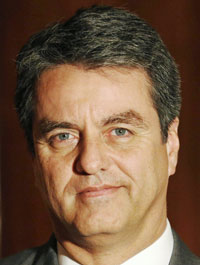 Roberto Azevedo, the new head of the World Trade Organization.