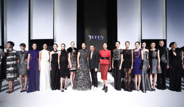 Xie Feng says his designs have a strong European influence, but that they also contain Chinese elements. [Photo / Provided to China Daily]