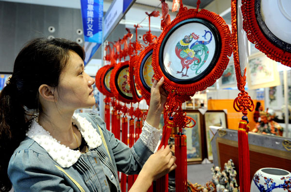 The China Yiwu Cultural Products Trade Fair, which held its eighth annual event in April, aims to provide a trading platform for domestic cultural enterprises. Zhang Jiancheng/for China Daily