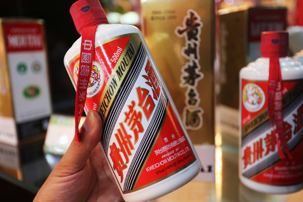 The revenue of Kweichow Moutai Co Ltd for the first six months of 2013 was 17.9 billion yuan ($2.9 billion), up 0.6 percent year-on-year. Geng Guoqing/For China Daily