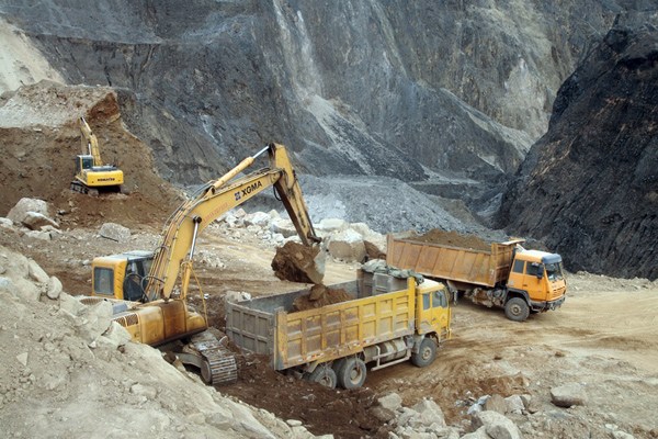 A rare earth mine in Xichang, Sichuan province. China's rare earth ore production was 41,000 metric tons in the first half of the year, according to the Ministry of Industry and Information Technology.PROVIDED TO CHINA DAILY