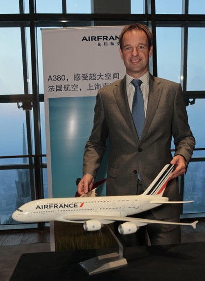 Bas Gerressen,general manager for greater China of Air France and KLM Group [Photo / China Daily]