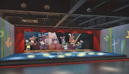 A 3D image is shown inside the Comprehensive Experience Pavilion of the World Tourism City Experience Center Stadium. Photos Provided to China Daily