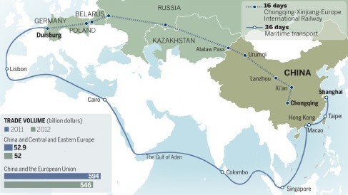 A FASTER ROUTE FOR TRADE.FENG XIUXIA/CHINA DAILY  