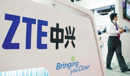 A ZTE Corp stand at an international smart cards and radio frequency identification exhibition in Beijing. The telecom company forecast a net loss of up to 2 billion yuan ($318 million) in the third quarter of the year, compared with 299 million yuan in profits in the same period of 2011. Wu Changqing / for China Daily   