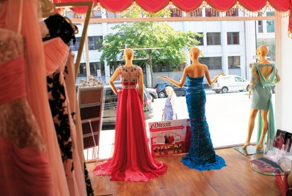 Bright outlook for eDressit's London store just off Oxford Street. [Photo / Provided to China Daily]