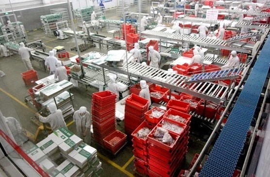 Production lines at China's leading meatpacker and pork producer Henan Shuanghui Group, which is one of the five Chinese companies that have been included in the World's Most Innovative Companies List, a joint collaboration with Forbes Magazine and HOLT, a division of Credit Suisse Group AG. Jin Yuequan For China Daily 