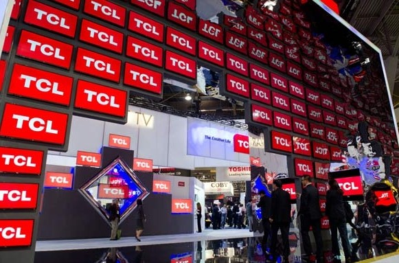 TCL Corp's display at the Consumer Electronics show in Las Vegas. The Guangdong-based company said it will release a console similar to Microsoft's Xbox later this year. [Photo / Xinhua]