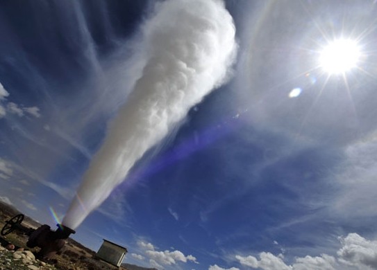Yangbajing geothermal field in Tibet is famous for its rich geothermal resources. Tao Xiyi / Xinhua  