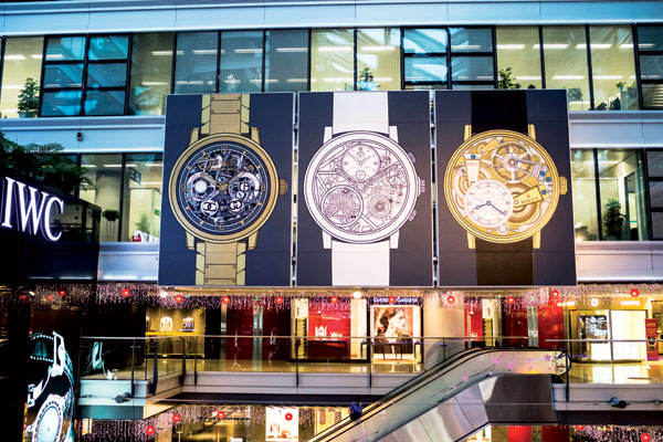 International Watch Co's flagship store in Beijing, the company's biggest outlet in Asia. Provided to China Daily 