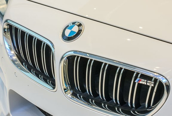 A BMW M6's kidney front grill is pictured on Jan 12, 2014 in the car maker's experience center in Shanghai. [Hao Yan / chinadaily.com.cn]  