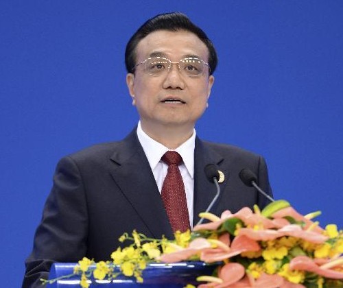 Chinese Premier Li Keqiang delivers a keynote speech at the opening of the Boao Forum for Asia (BFA) Annual Conference 2014 in Boao, south China's Hainan Province, April 10, 2014. (Xinhua/Li Xueren) 