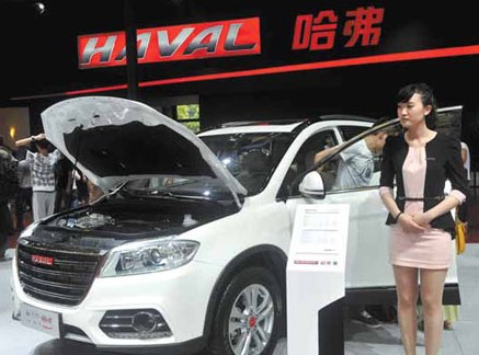 Sales of the Great Wall Haval SUV helped the company become the sales champion among domestic automakers last year. Yan Daming / For China Daily  