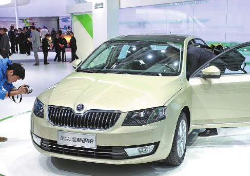 The all-new Skoda Octavia, which is expected to hit the China market in May, will help Skoda establish its brand among Chinese customers. Provided to China Daily  