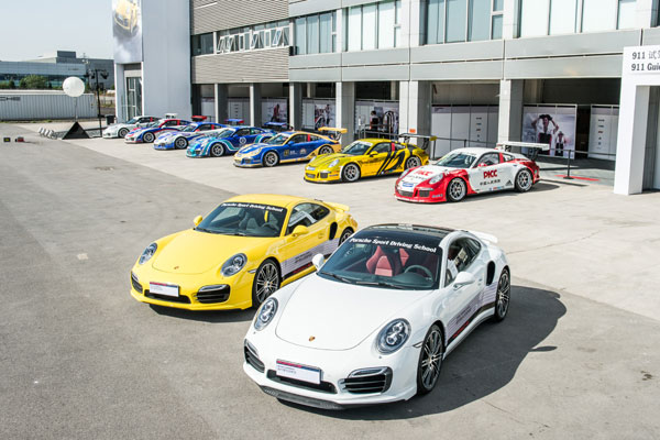 The three-day event showcased the full range of Porsche models. Photos provided to China Daily