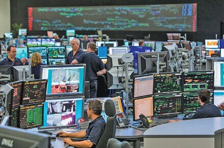 Rio Tinto Group's operation centre in Perth, which uses networks to control all Pilbara operations up to 1,500 kilometres away. Provided to China Daily  