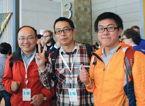 Chinese developers attend Google demos during the Google I/O annual conference at the Moscone Center on Wednesday in San Francisco. Qidong Zhang / China Daily