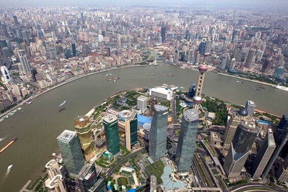 A bird's-eye view of Shanghai. The city has tapped East China Normal University to set its course for the next 30 years. GAO ERQIANG/CHINA DAILY  