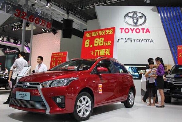 Toyota sold nearly 466,000 vehicles during the first half of the year, up 11.7 percent from a year earlier.SHI YAN/CHINA DAILY  