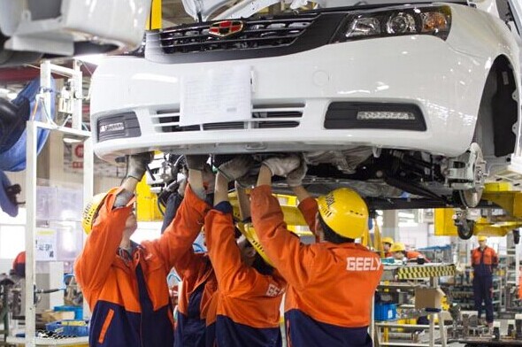 Chinese brand Geely has set environmental standards for its supply chain and production. [Photo/China Daily]  