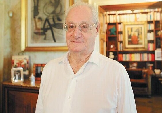 Cesare Romiti says he has devoted all of his time to the Italy China Foundation. [Photo/China Daily]  