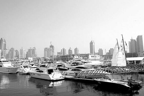 Yachts berthed in Qingdao. Zhang Wei / China Daily
