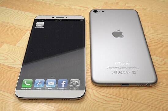 Rumored concept picture of iPhone 6 released by iPhoneSoft, Jan 3, 2014. [Photo/Zol.com]  