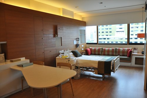 The high standards of Thailand's private hospitals are attracting foreign patients. Photo: Yin Yeping/ GT