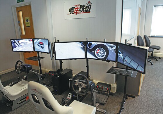 Games testing equipment at Eutechnyx' UK office. [Provided to China Daily]  
