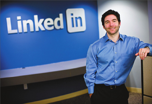 Jeff Weiner, CEO of LinkedInCorp, said China represents one of the largest market opportunities for the company. [Provided to China Daily]